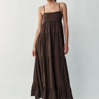 ZARA PANELLED LONG DRESS
