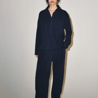ZARA COTTON OVERSIZE POLO SHIRT