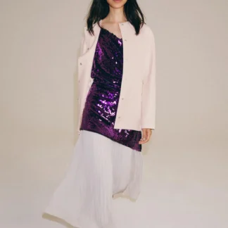 ZARA ZW COLLECTION PINK BOMBER JACKET