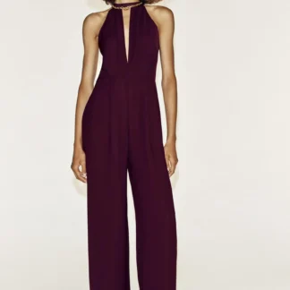 ZARA JUMPSUIT WITH NECKLACE