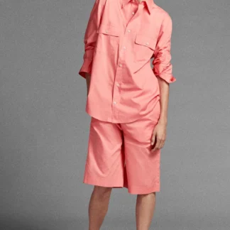 ZARA ZW COLLECTION POPLIN SHIRT WITH POCKETS