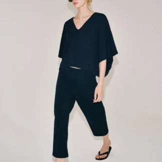 ZARA COTTON CAPE-STYLE T-SHIRT