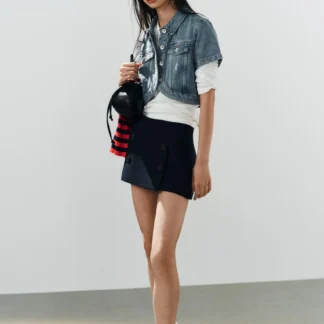 ZARA BUTTON SKORT