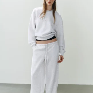 ZARA BASIC PLUSH SWEATSHIRT