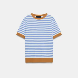 ZARA STRIPED KNIT TOP