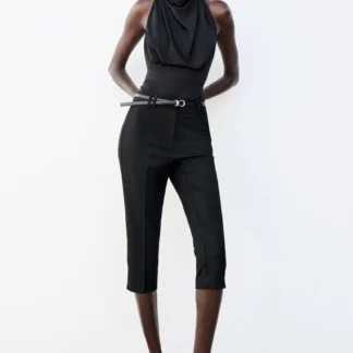 ZARA FLOWING DRAPED TOP