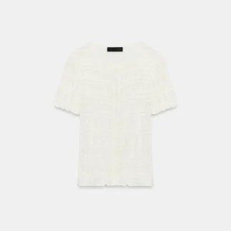 ZARA HONEYCOMB KNIT CARDIGAN