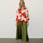ZARA FLORAL PRINT SHIRT