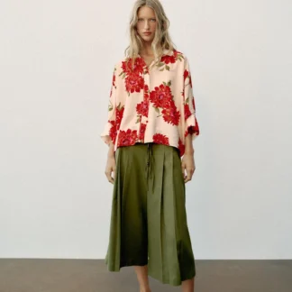 ZARA FLORAL PRINT SHIRT