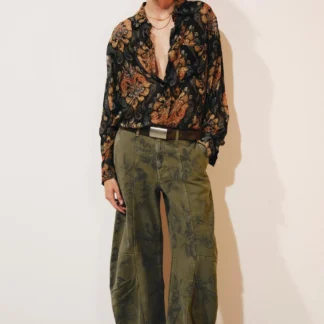 ZARA ZW COLLECTION PRINTED SHIRT