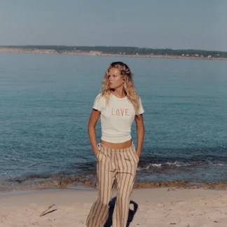 ZARA TEXT PRINT RUSTIC T-SHIRT