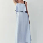 ZARA COMBINED MIDI DRESS