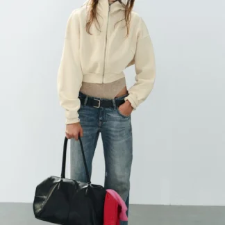 ZARA CROPPED HOODIE