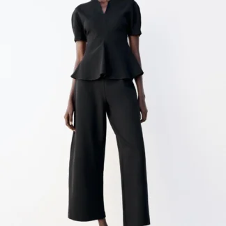 ZARA WIDE-LEG TROUSERS