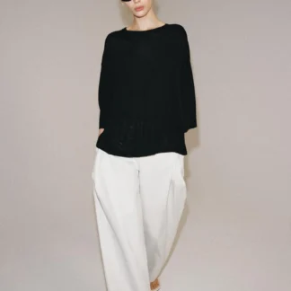 ZARA 3/4 SLEEVE KNIT TOP