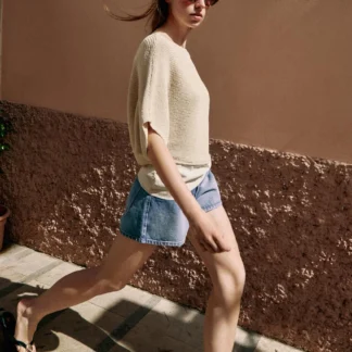 ZARA KNIT TOP WITH KNOT DETAIL
