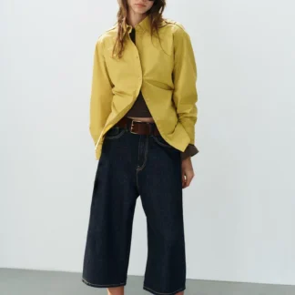 ZARA TRENCH SHIRT WITH TABS