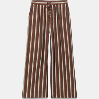 ZARA STRIPED WIDE-LEG TROUSERS