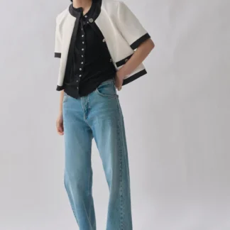 ZARA JEANS Z1975 STRAIGHT HIGH-WAIST