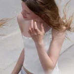 ZARA REGULAR ASYMMETRIC BUCKLE TOP