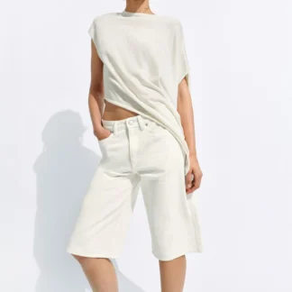 ZARA ASYMMETRIC KNIT TOP