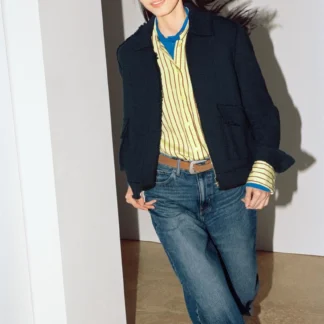 ZARA ZW COLLECTION STRIPED POCKET SHIRT