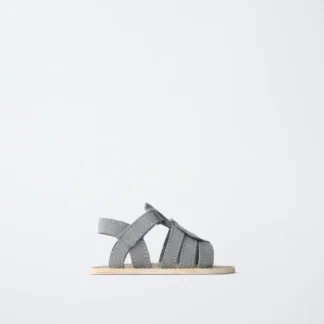 ZARA LEATHER FISH SANDALS