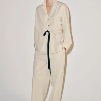 ZARA ZW COLLECTION TIE-DETAIL SHIRT
