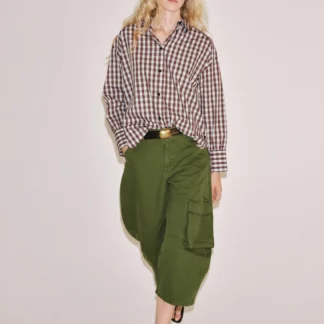 ZARA ZW COLLECTION OVERSIZE CHECK SHIRT
