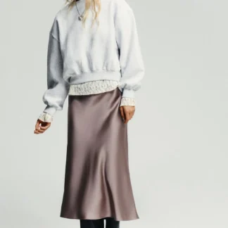 ZARA BASIC PLUSH SWEATSHIRT