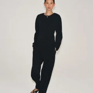 ZARA CROPPED WIDE-LEG TROUSERS
