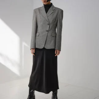ZARA SATIN MIDI SKIRT