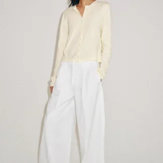 ZARA 100% COTTON BUTTON-UP T-SHIRT