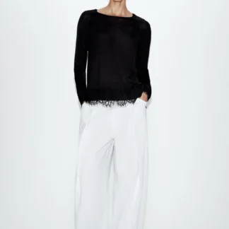 ZARA LACE KNIT JUMPER
