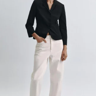 ZARA JEANS ZW COLLECTION TAPERED MID-WAIST