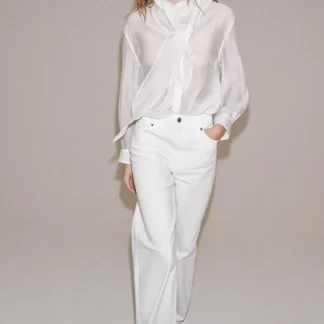 ZARA ZW COLLECTION HIGH-WAIST WIDE-LEG JEANS