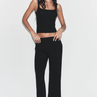 ZARA MODAL COTTON STRAPPY TOP