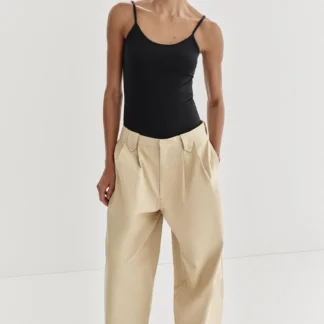 ZARA FINE STRAP POLYAMIDE T-SHIRT