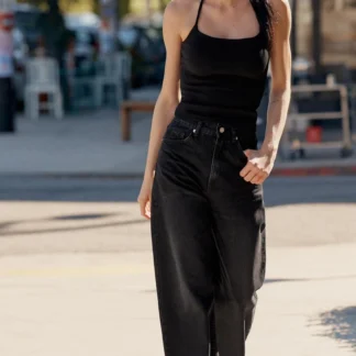 ZARA TRF EXTRA WIDE-LEG HIGH-WAIST JEANS