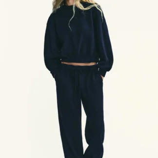 ZARA BASIC PLUSH SWEATSHIRT