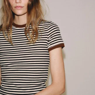 ZARA STRIPED SHORT SLEEVE T-SHIRT