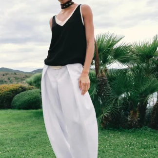 ZARA COMBINATION KNIT TOP