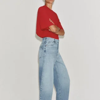 ZARA ZW COLLECTION HIGH-WAIST TAPERED JEANS