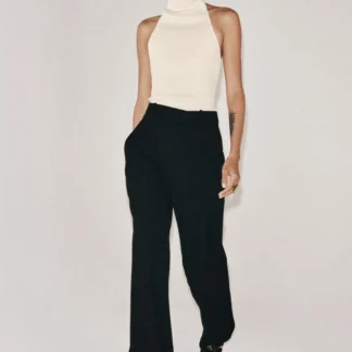 ZARA ZW COLLECTION HIGH-WAIST WIDE-LEG TROUSERS