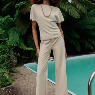ZARA SHORT SLEEVE CUT-OUT TOP