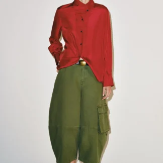ZARA ZW COLLECTION 100% SILK SHIRT