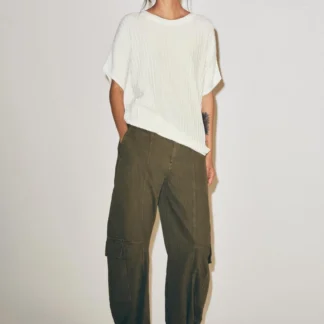 ZARA TEXTURED KNIT TOP