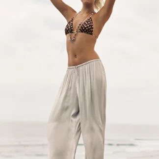 ZARA FLOWING PALAZZO TROUSERS