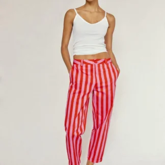 ZARA STRIPED CHINOS