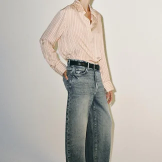ZARA ZW COLLECTION STRIPED SILK SHIRT
